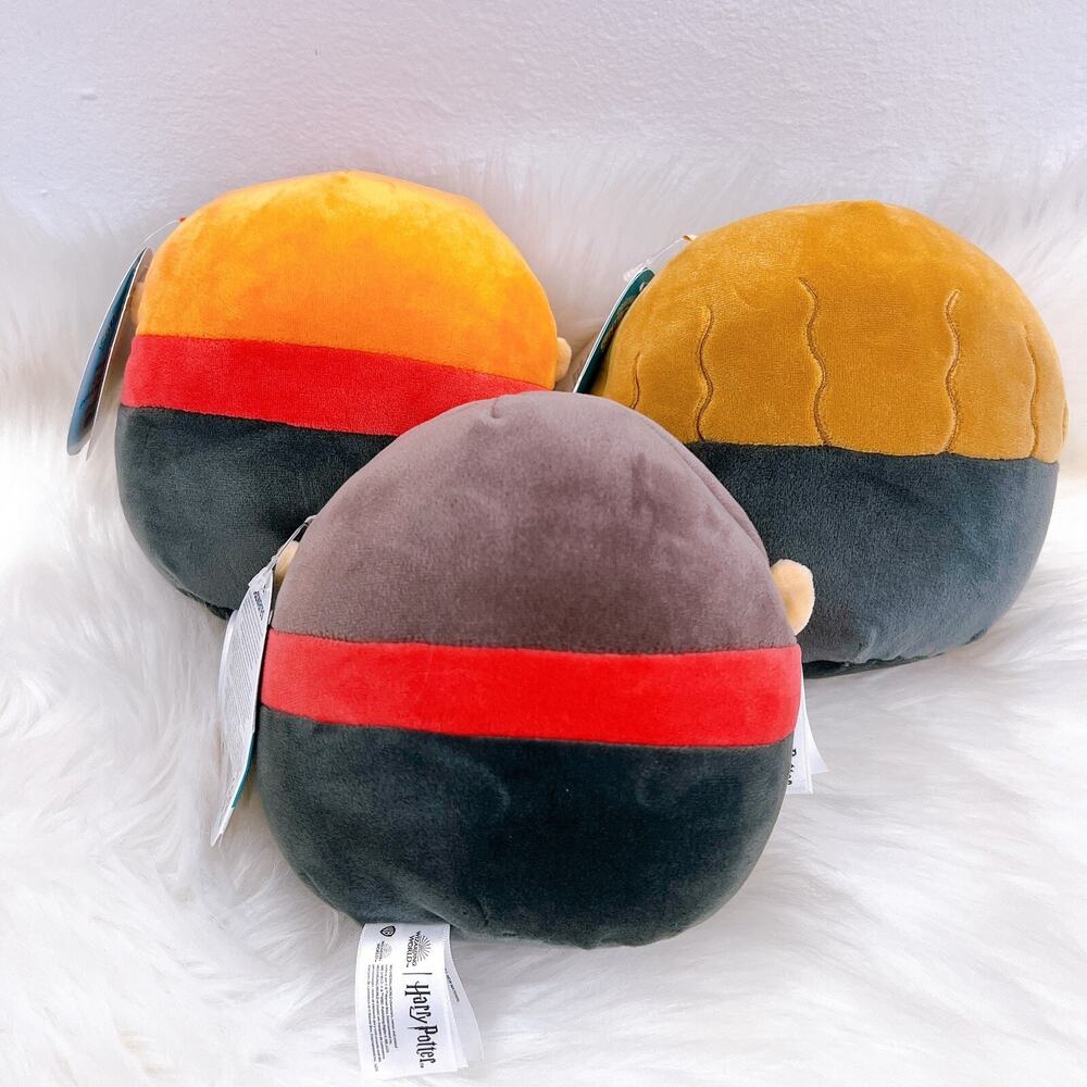 Squishmallow Kellytoy Plush Harry Potter 8" Harry Ron Hermione Set of 3 - Picture 2 of 8